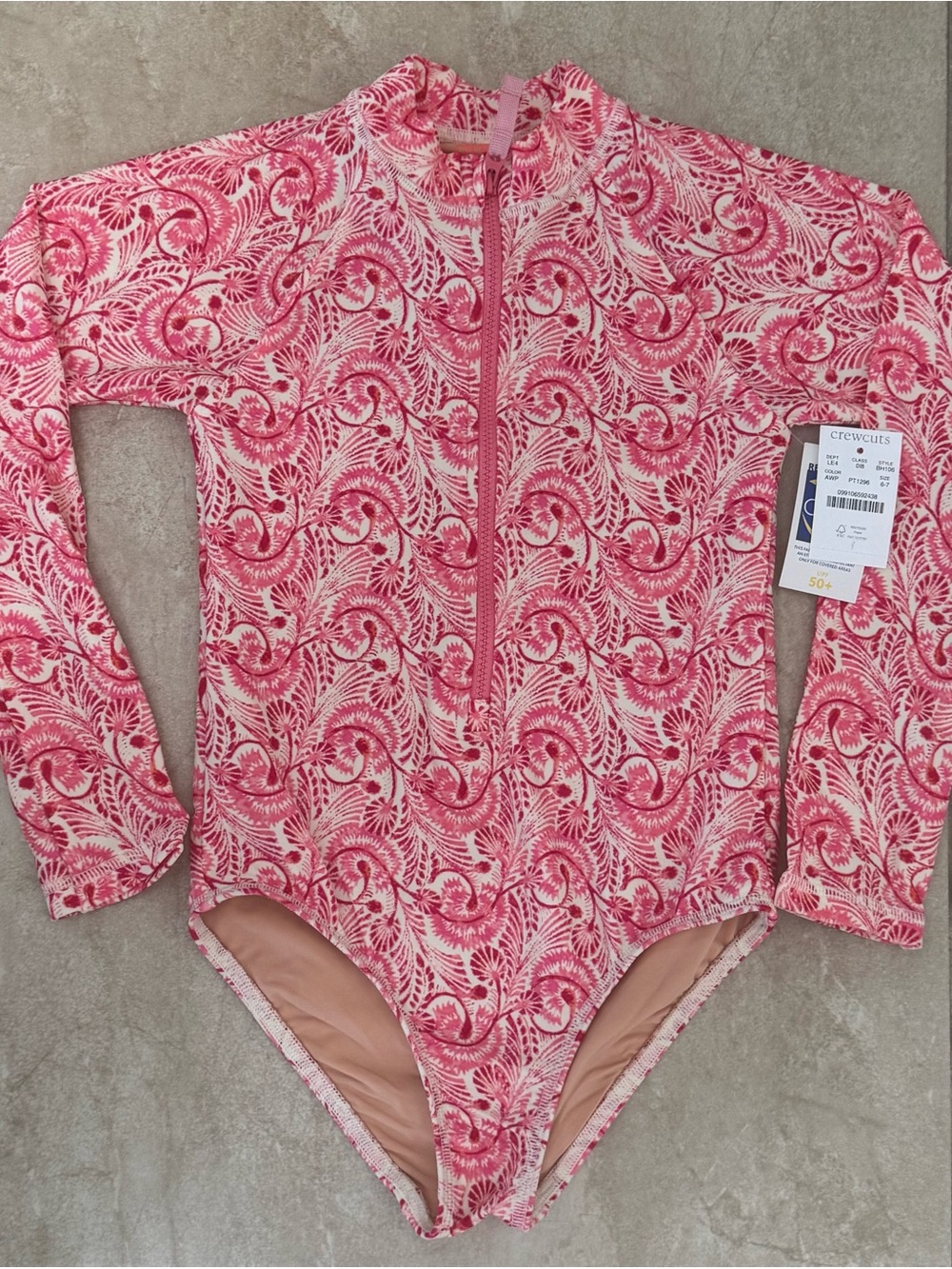 J. Crew rash guard swimsuit with UPF 50+ - Picture 11 of 13